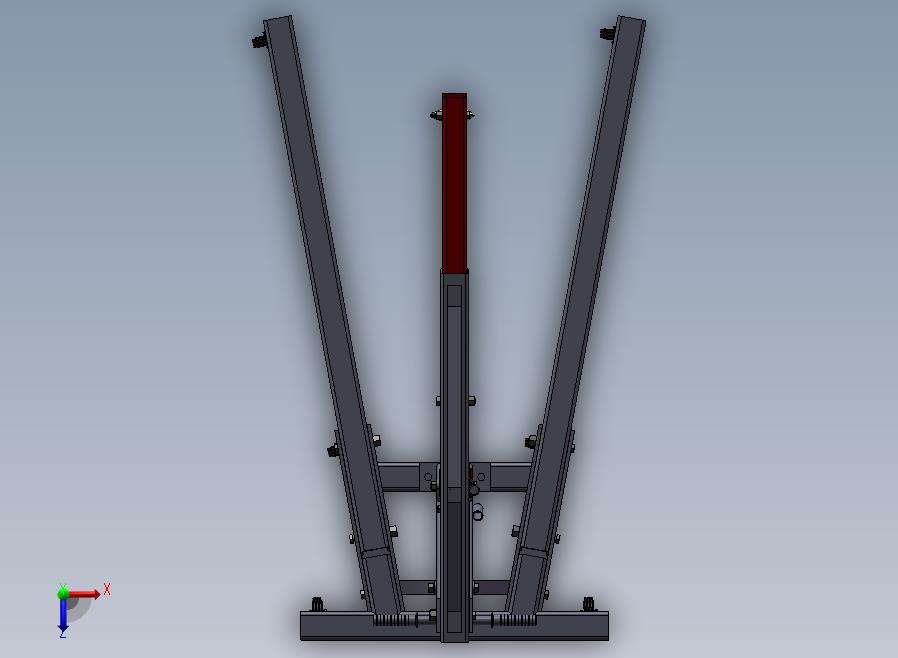 B09-单臂液压吊车俯视图