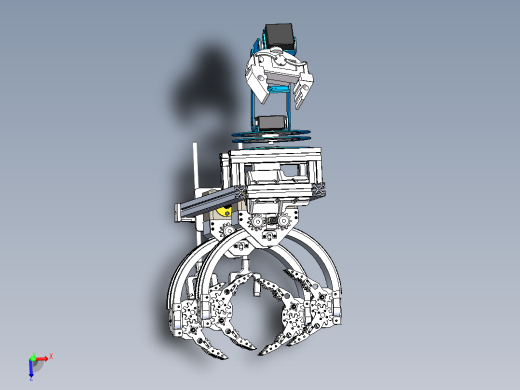 攀爬机器人sw2016含cad可编辑