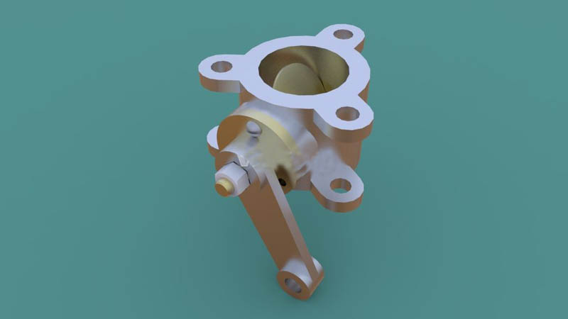 节气门体3D模型