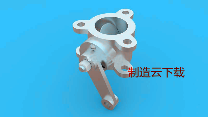 节气门体3D模型