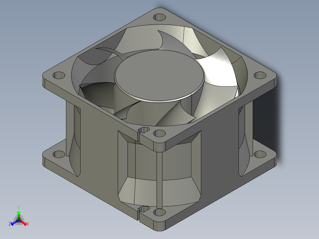 FAN60-38散热风扇模型