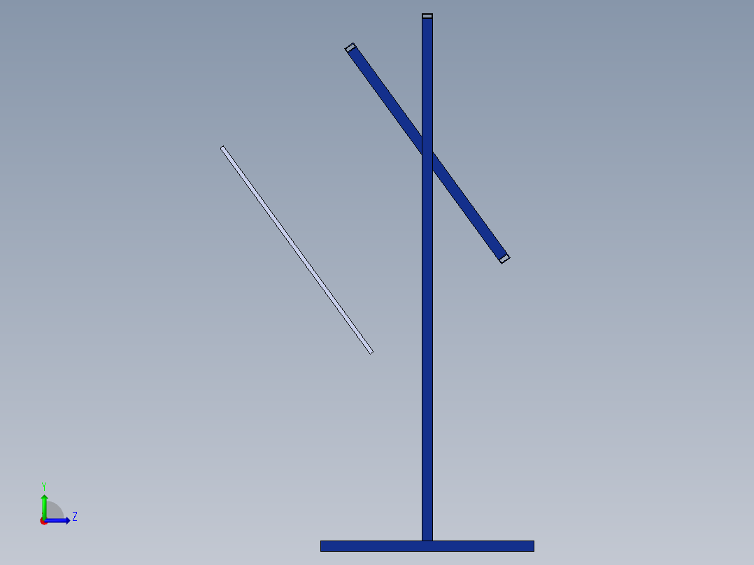 展板展板支架SW2013左视图