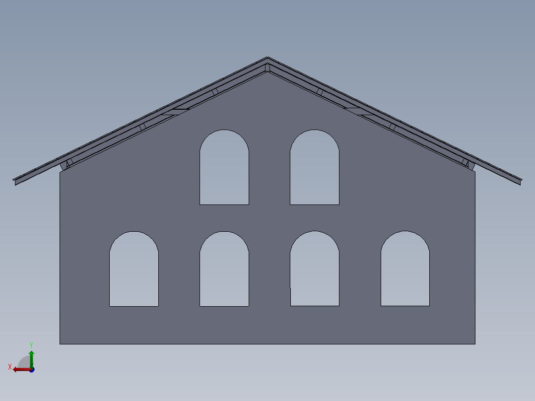 仓库SW2016后视图