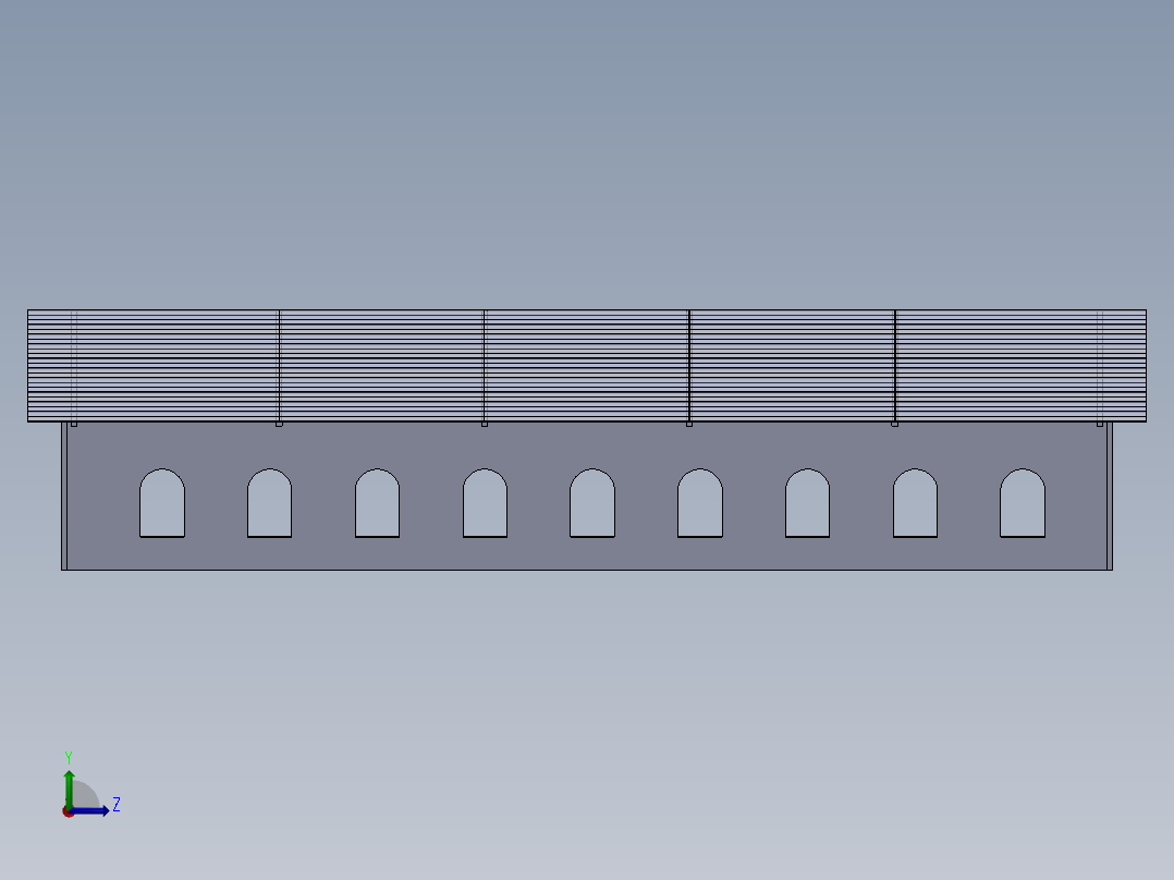 仓库SW2016左视图