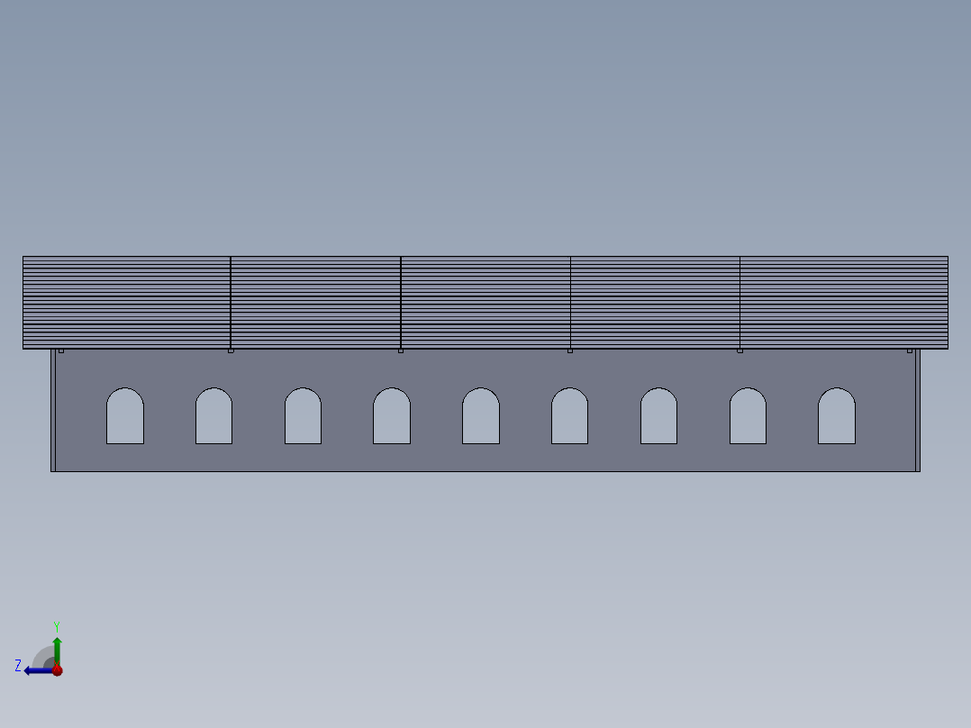 仓库SW2016右视图