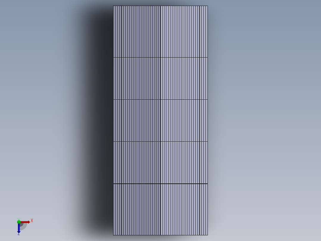 仓库SW2016俯视图