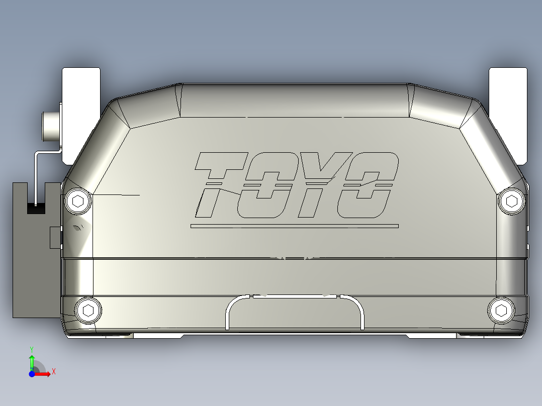 Toyo东佑达直线模组-ETH14-200-BC-400W+煞車前视图