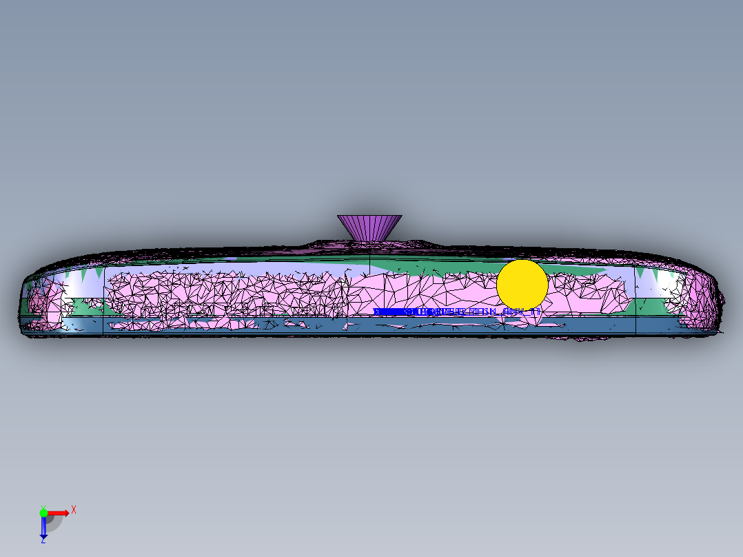 智能手机俯视图