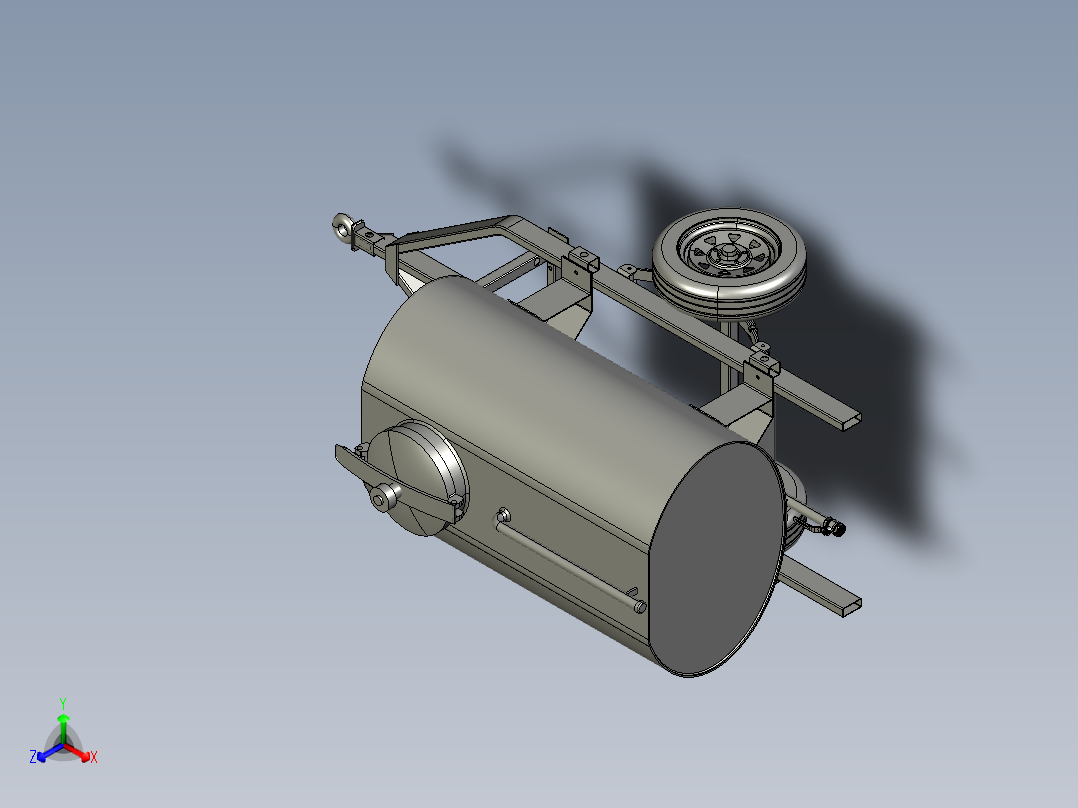 罐装牛奶正等轴测图