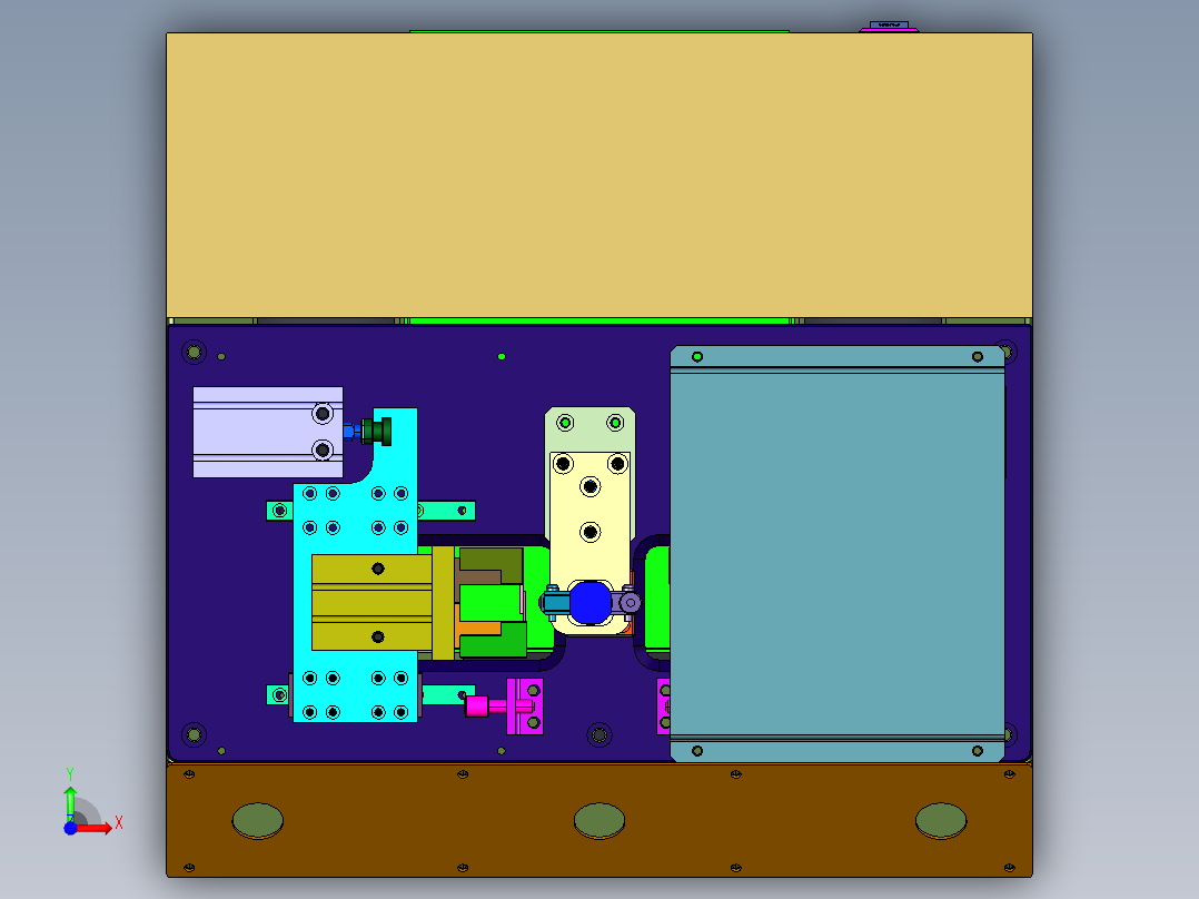 刀片双头裁线剥线机前视图