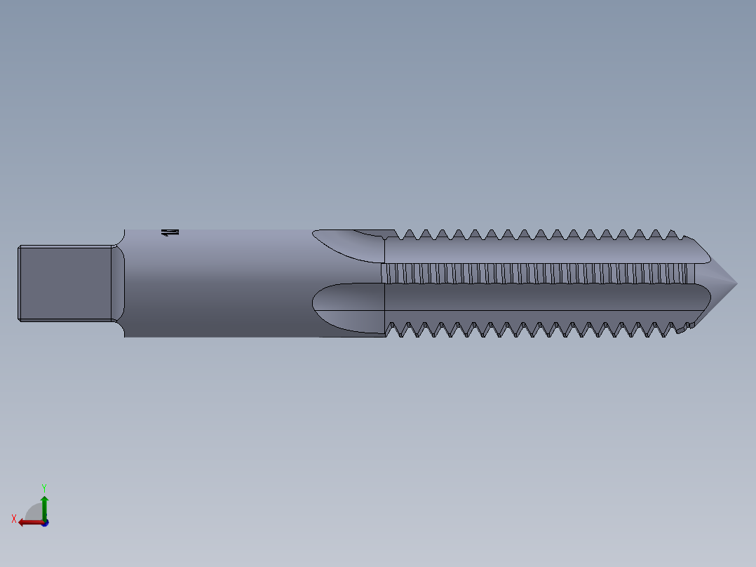 标准英制丝锥-Hand Taps W Equations后视图