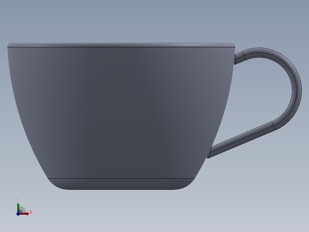 SW建模练习题-practice 99前视图