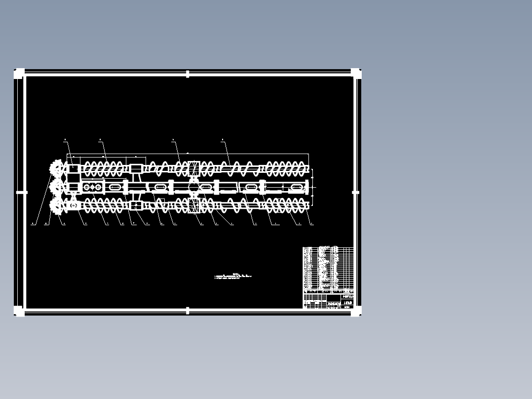 JX876-ML280螺旋钻采煤机推进机构的设计仿真动画参考资料