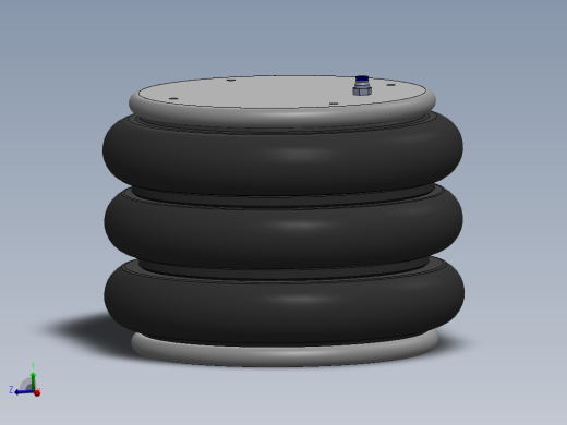 空气弹簧固特异3B14-354。空气弹簧，机器、汽车和公共汽车上使用的空气悬架系统的承载部件