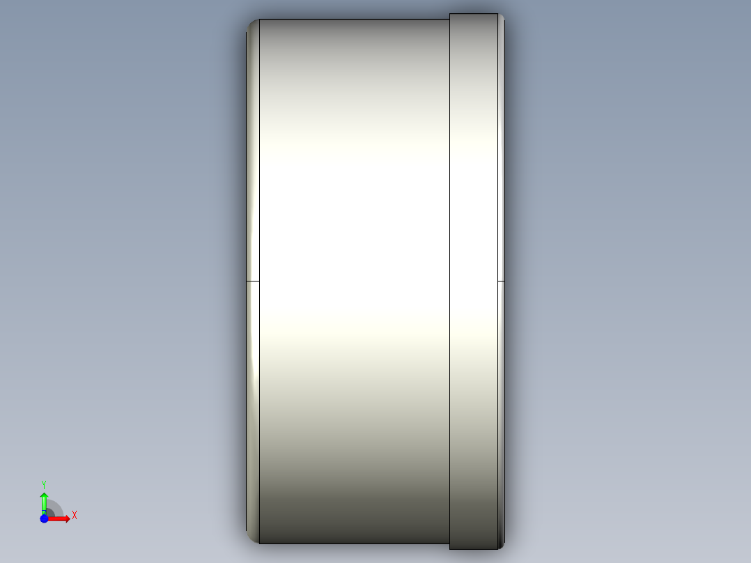 重力指示器GW12-3D多系列多零件图纸模型前视图