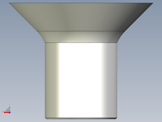 皿頭內六角螺絲FBB-3D多系列多零件图纸模型后视缩略图