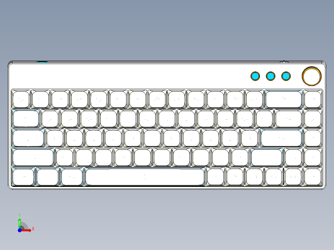 机械键盘5前视图