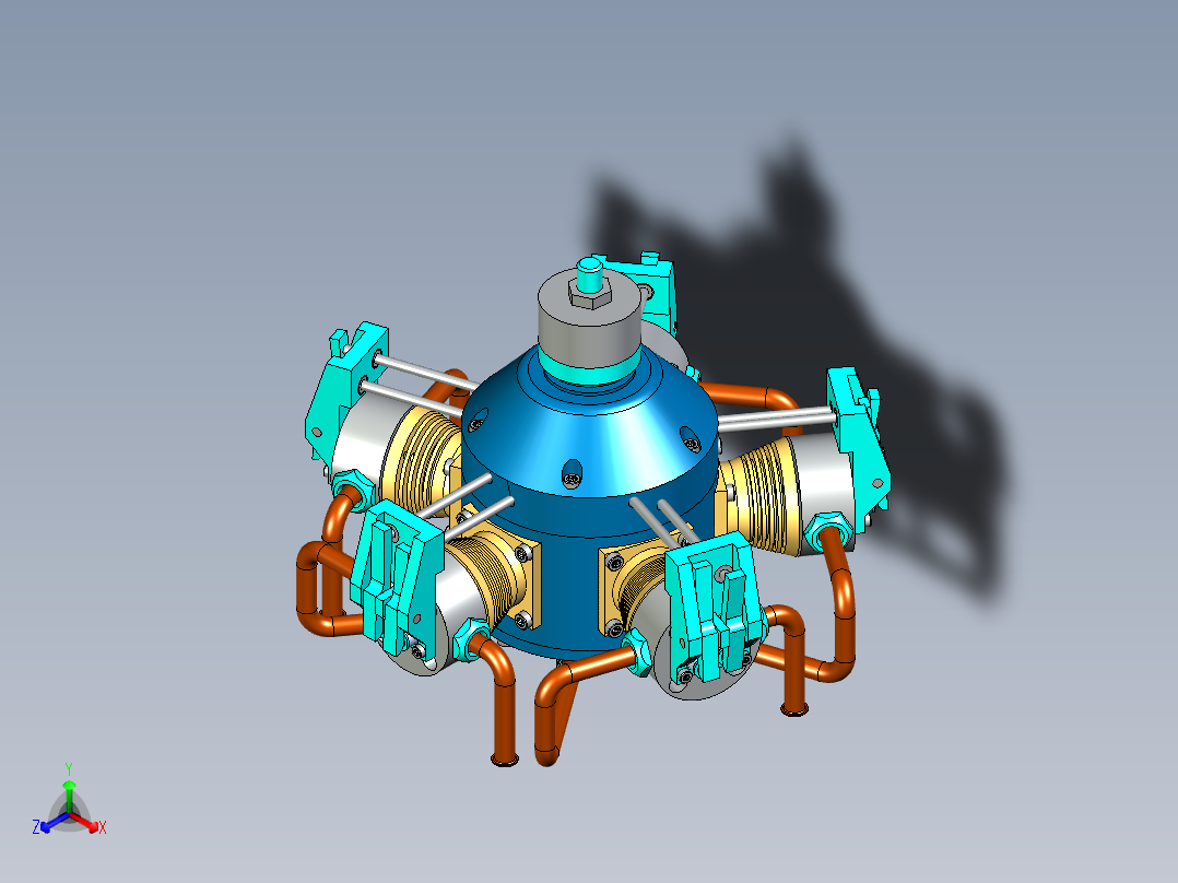 五缸星型飞机发动机
