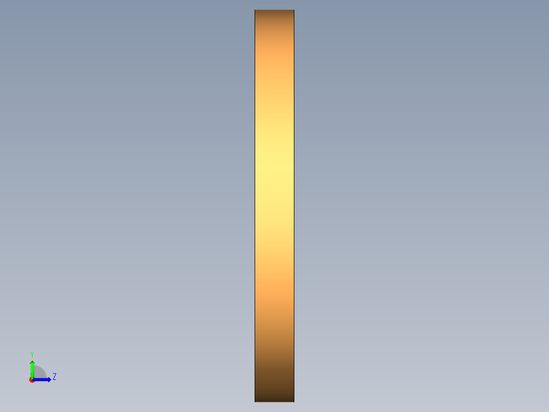 華司(紅銅)5591-3D多系列多零件图纸模型左视图