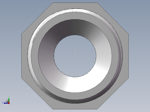 对丝-六角异径 DN20-DN10右视缩略图