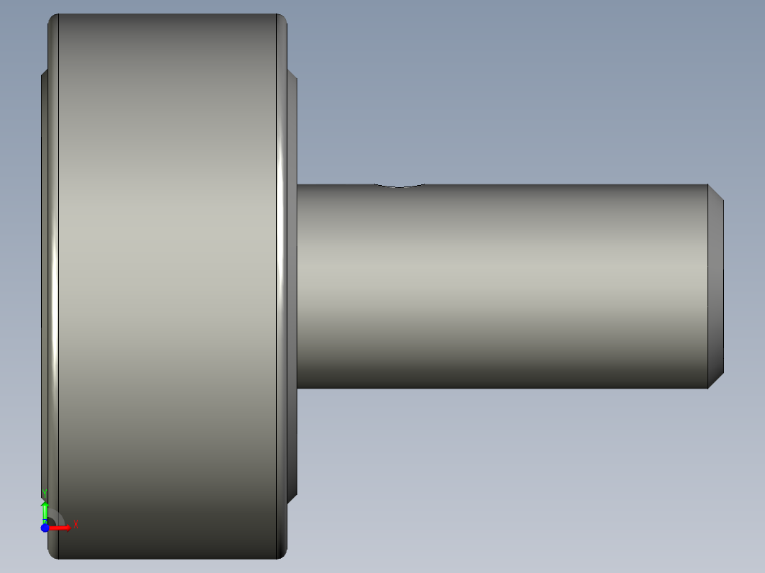THK旋转系列3D模型IGS格式前视图