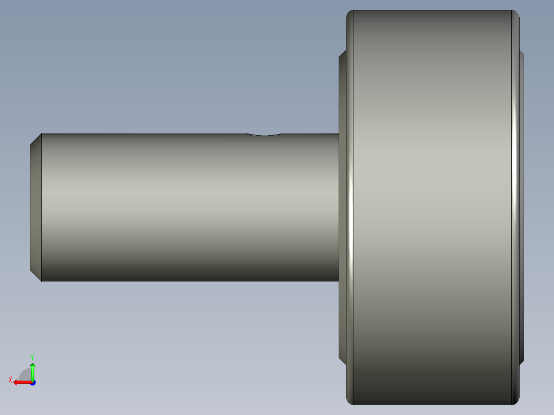 THK旋转系列3D模型IGS格式后视图