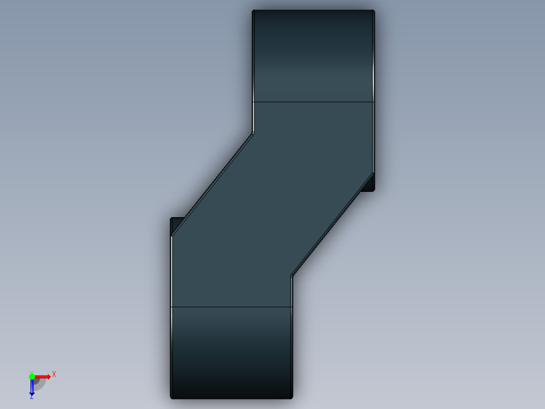 气缸电机-2854 Black Technic Engine Crankshaft Centre俯视图