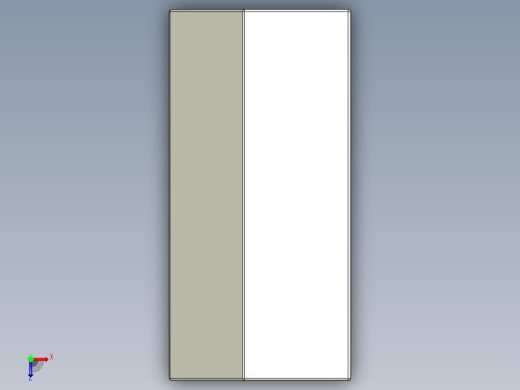 取手(鋁合金)(B)LG-3D多系列多零件图纸模型俯视缩略图