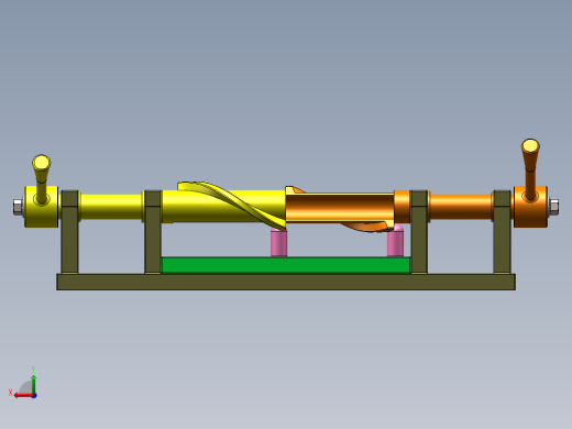 螺旋左右运动机构后视缩略图