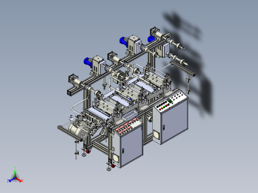 三座模切贴合机