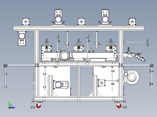三座模切贴合机左视缩略图