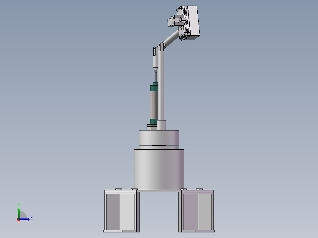 气动机械臂左视图