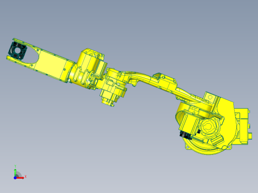 GP25安川机械臂造型3D图纸+x_t格式前视缩略图