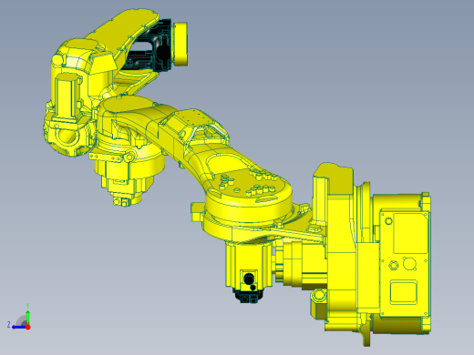 GP25安川机械臂造型3D图纸+x_t格式右视缩略图