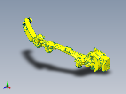 GP25安川机械臂造型3D图纸+x_t格式正等轴测缩略图