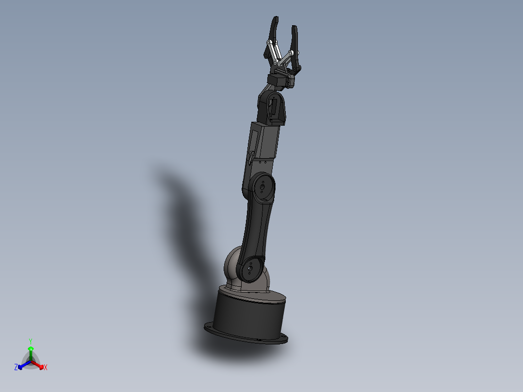 机械臂爪子 (2)正等轴测图