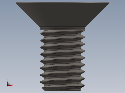 Screw_ISO_10642_M8x16_A2.SLDPRT前视缩略图