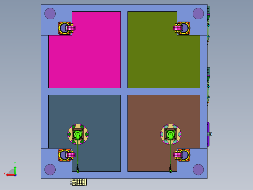 电子元器件料盘收堆装置后视缩略图