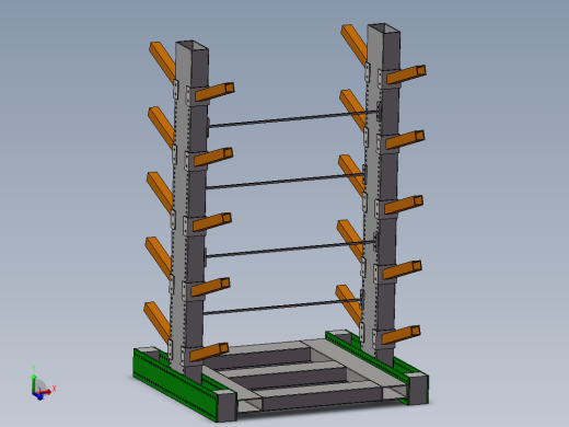货架、多头悬臂货架