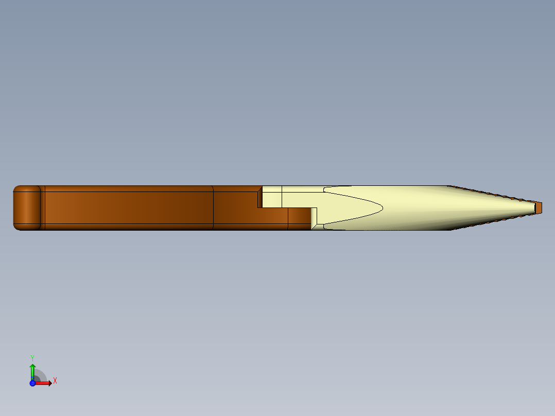 高品质鼻钳 尖头钳前视图