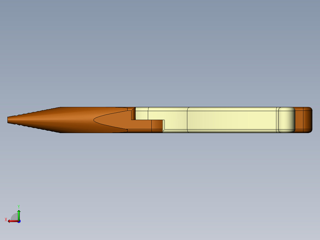 高品质鼻钳 尖头钳后视图