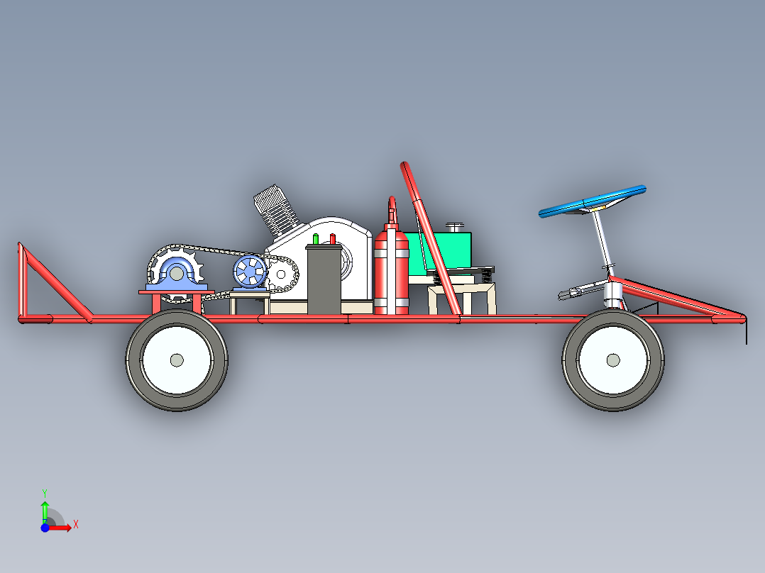 B3003956-混合动力汽车前视图