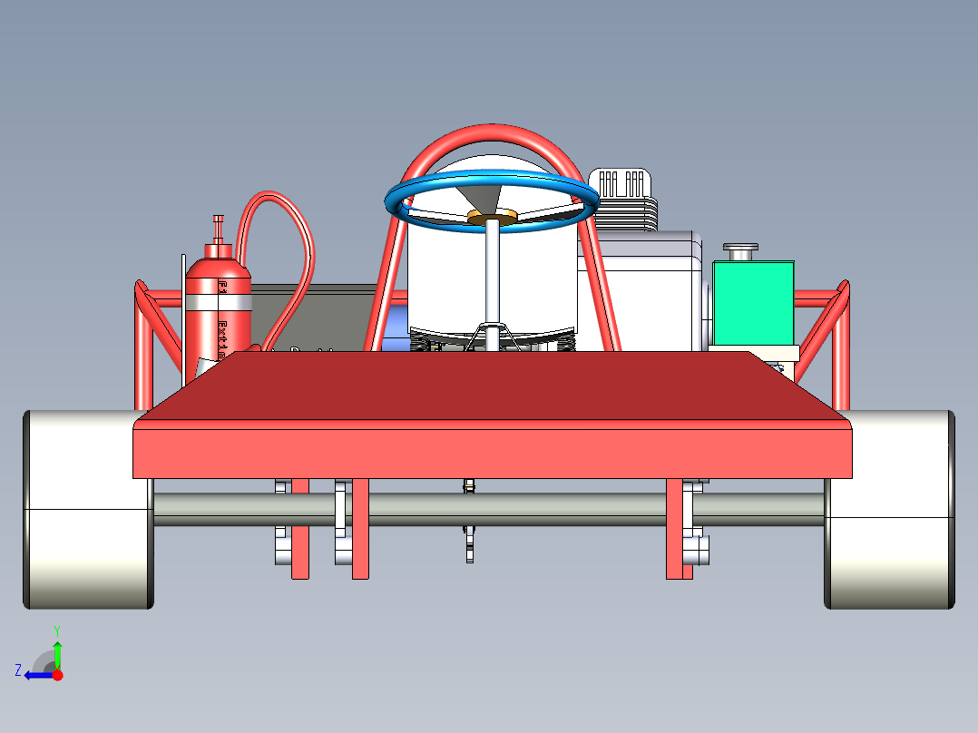 B3003956-混合动力汽车右视图