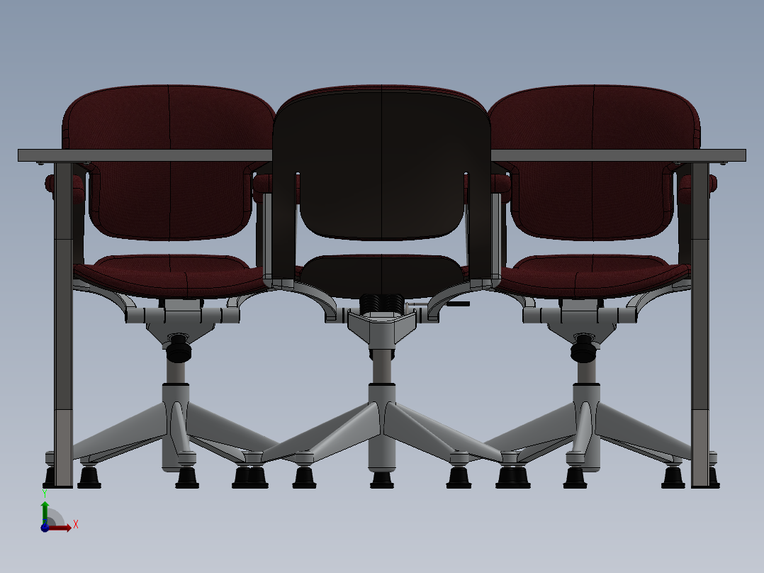 椅子、凳子(15)前视图