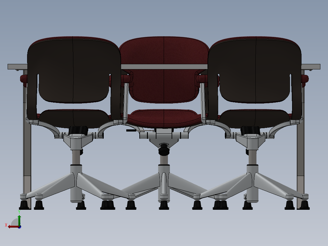 椅子、凳子(15)后视图