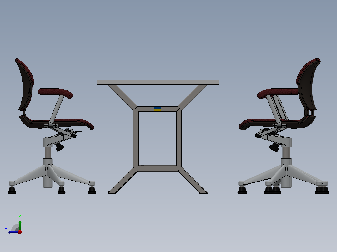 椅子、凳子(15)右视图