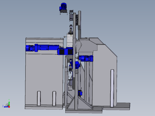 多轴多工位加工设备  STEP右视缩略图
