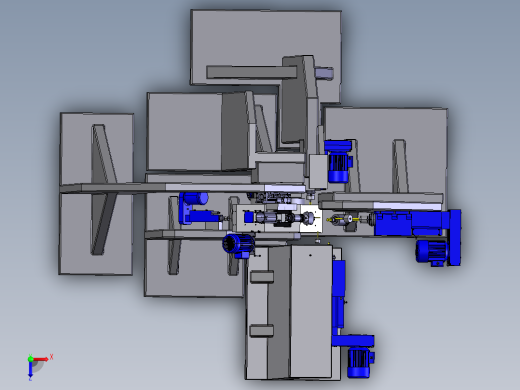 多轴多工位加工设备  STEP俯视缩略图