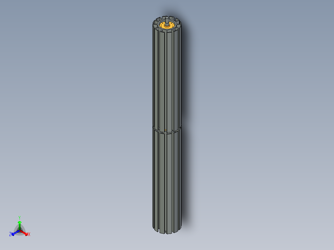 旋转轮正等轴测图