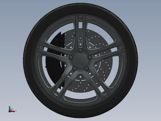 轮毂、轮胎(125)前视缩略图